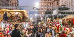 Feria de Santa Lucia marché de Noël Barcelone