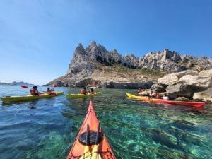 Les Calanques de Marseille depuis Kayak